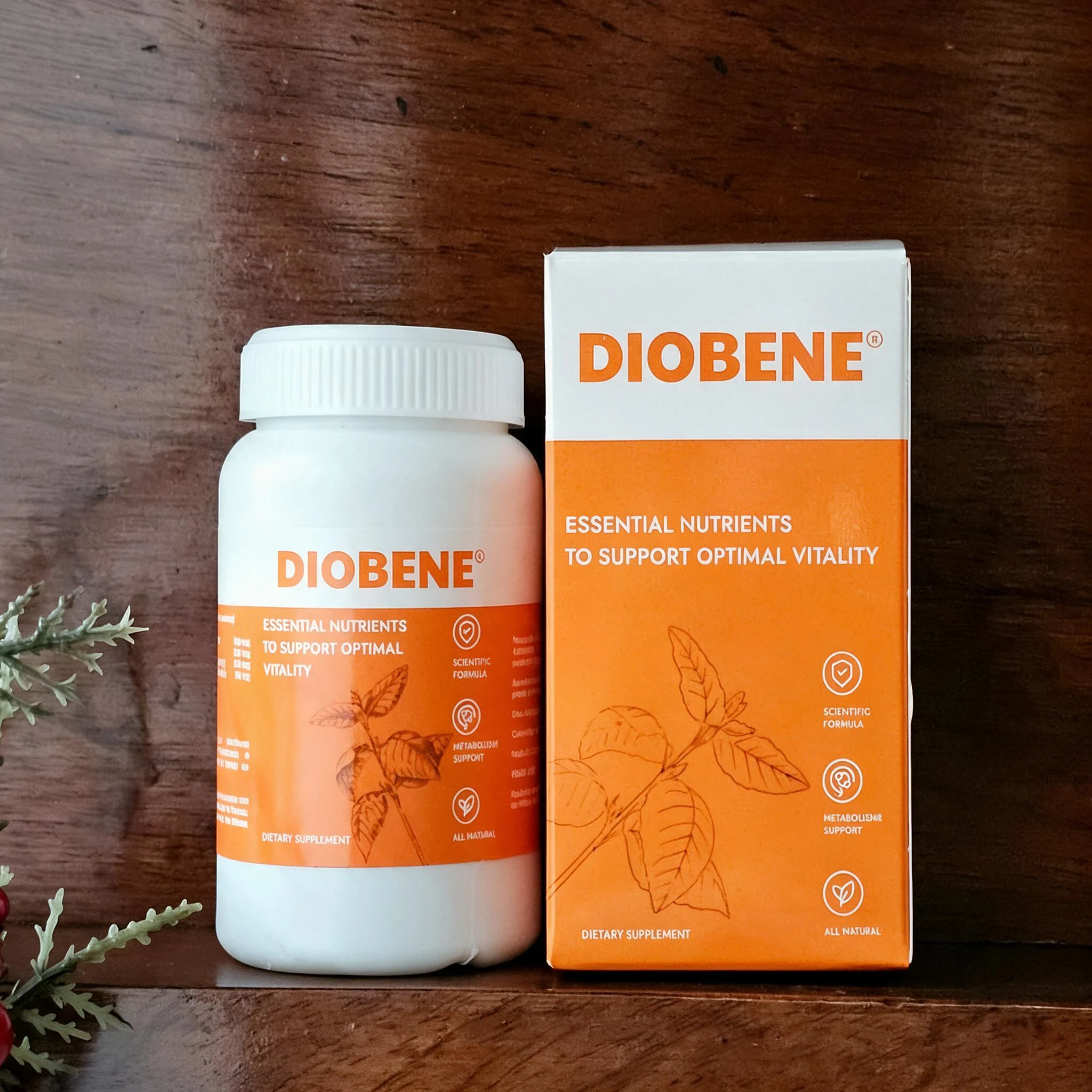 Detalle del frasco oficial de Diobene enviado por José G. desde Valencia